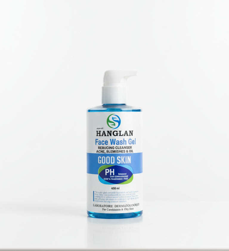 ژل شستشو کنترل چربی و رفع آکنه هانگلن 400ML / بارکد